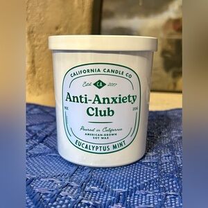 Leoben Company Anti-Anxiety Club Eucalyptus Mint Candle 9oz